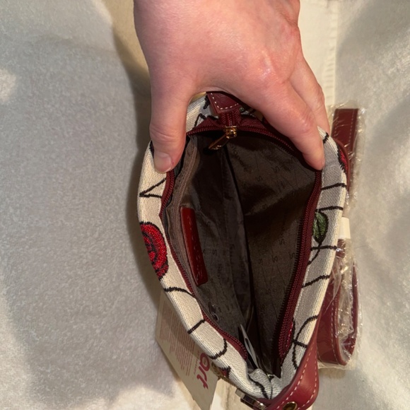 Signare Tapestry Crossbody Bag Mackintosh Simple Rose - Picture 3 of 4